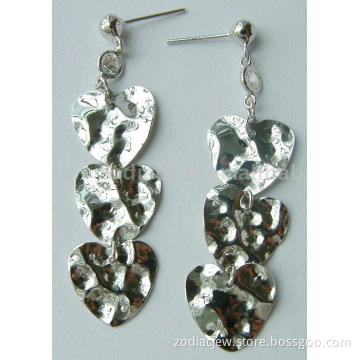 925steling silver earring with CZ setting